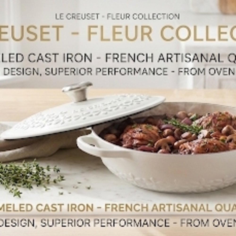 Le Creuset Cream Cast Iron Dutch Oven